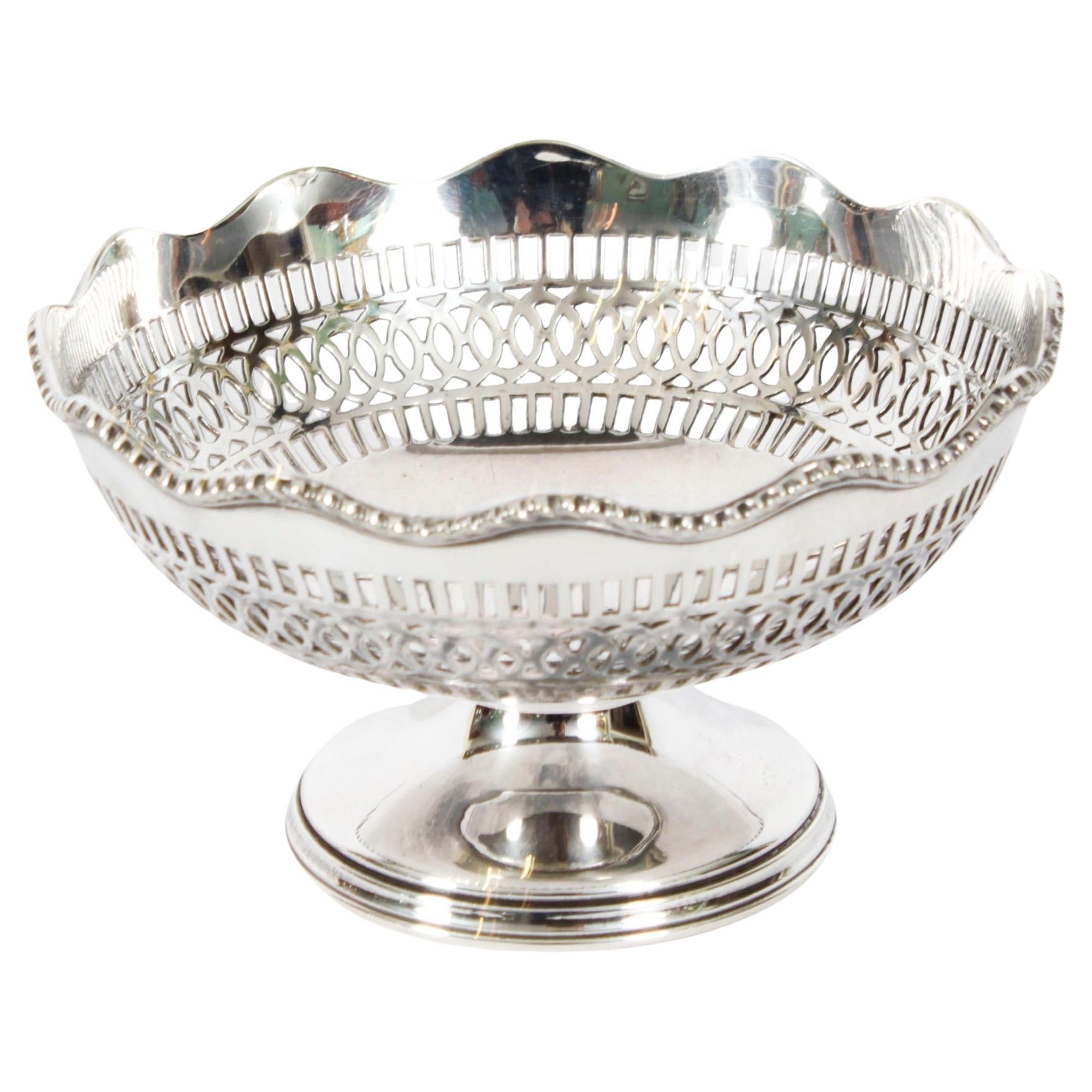 Antico piatto da Bon Bon vittoriano placcato in argento Elkington & Co. C1871 XIX secolo in vendita