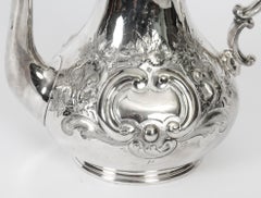 Antique Victorian Silver Plated Coffee Pot Boardman Glossop & Co, 19th Century