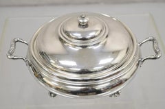 Antique Victorian Silver Plated Covered Tureen "1907" Platter Dish by Rockford