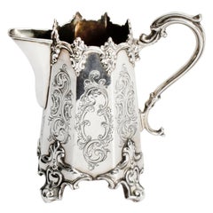 Antique Victorian Silver Plated Cream Jug, 19th Century