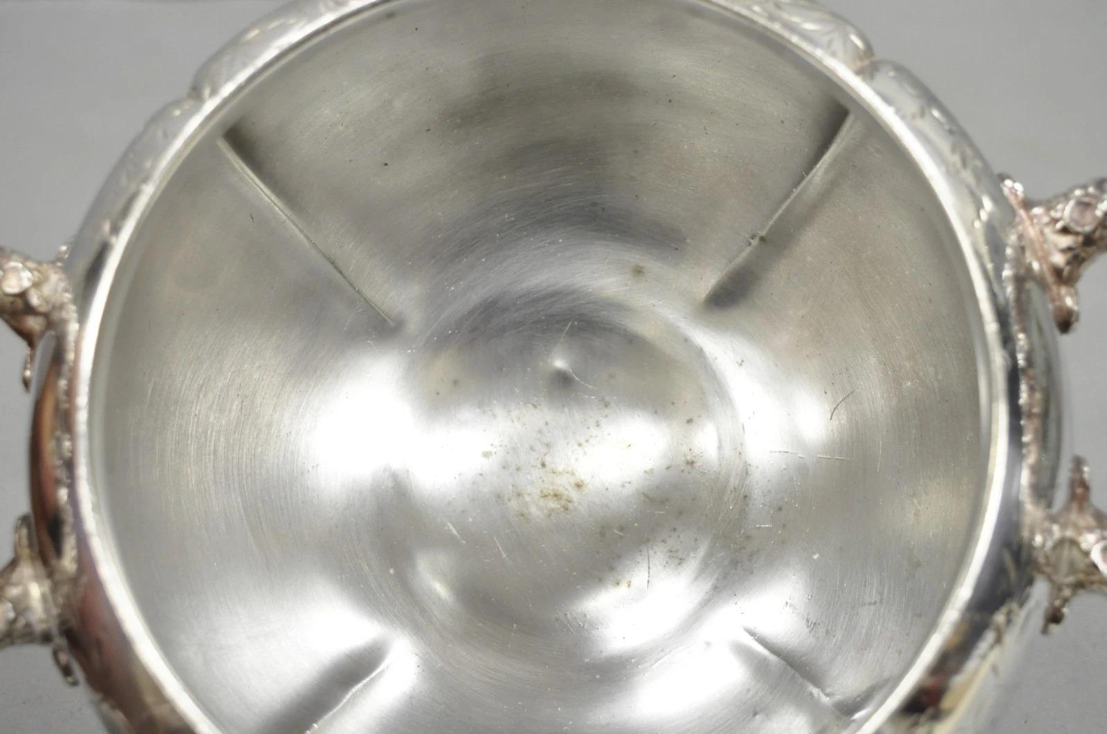 Antique Victorian Silver Plated Lidded Soup Tureen by Riverton Silver Co. For Sale 5