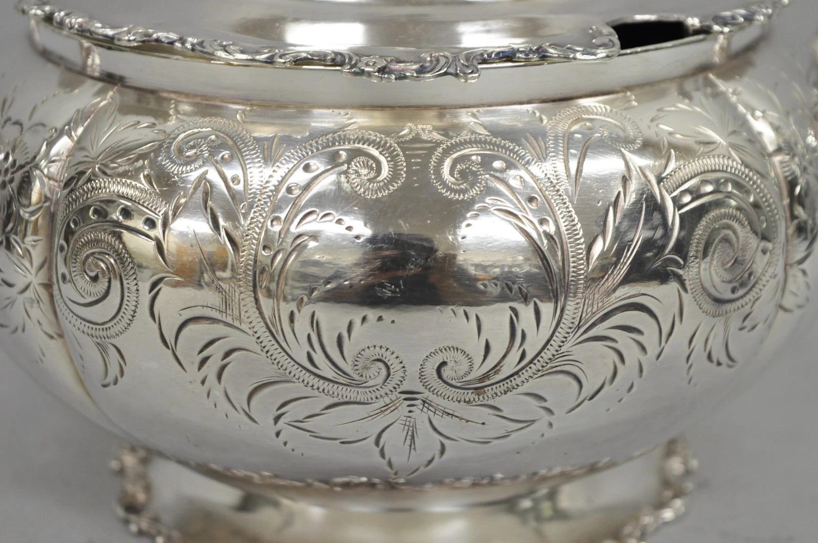 Unknown Antique Victorian Silver Plated Lidded Soup Tureen by Riverton Silver Co. For Sale