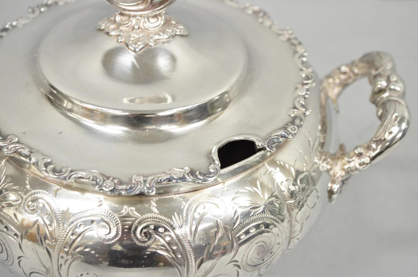 Antique Victorian Silver Plated Lidded Soup Tureen by Riverton Silver Co. For Sale 1