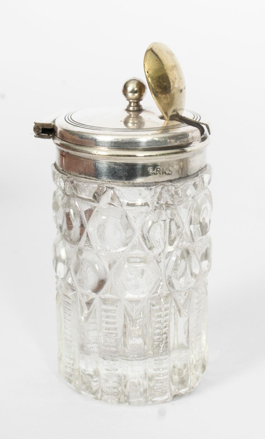 Antique Victorian Silver Plated Motoring Cruet Set 19th C For Sale 1