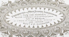 Antikes viktorianisches versilbertes Service-Tablett von Thomas Latham, 19. Jahrhundert