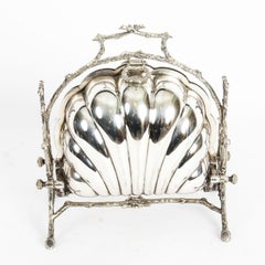 Antique Victorian Silver Plated Biscuit Box Fenton Brothers, 19th Century