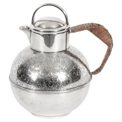 Antique Victorian Silver Plated Tea Pot 19th Century