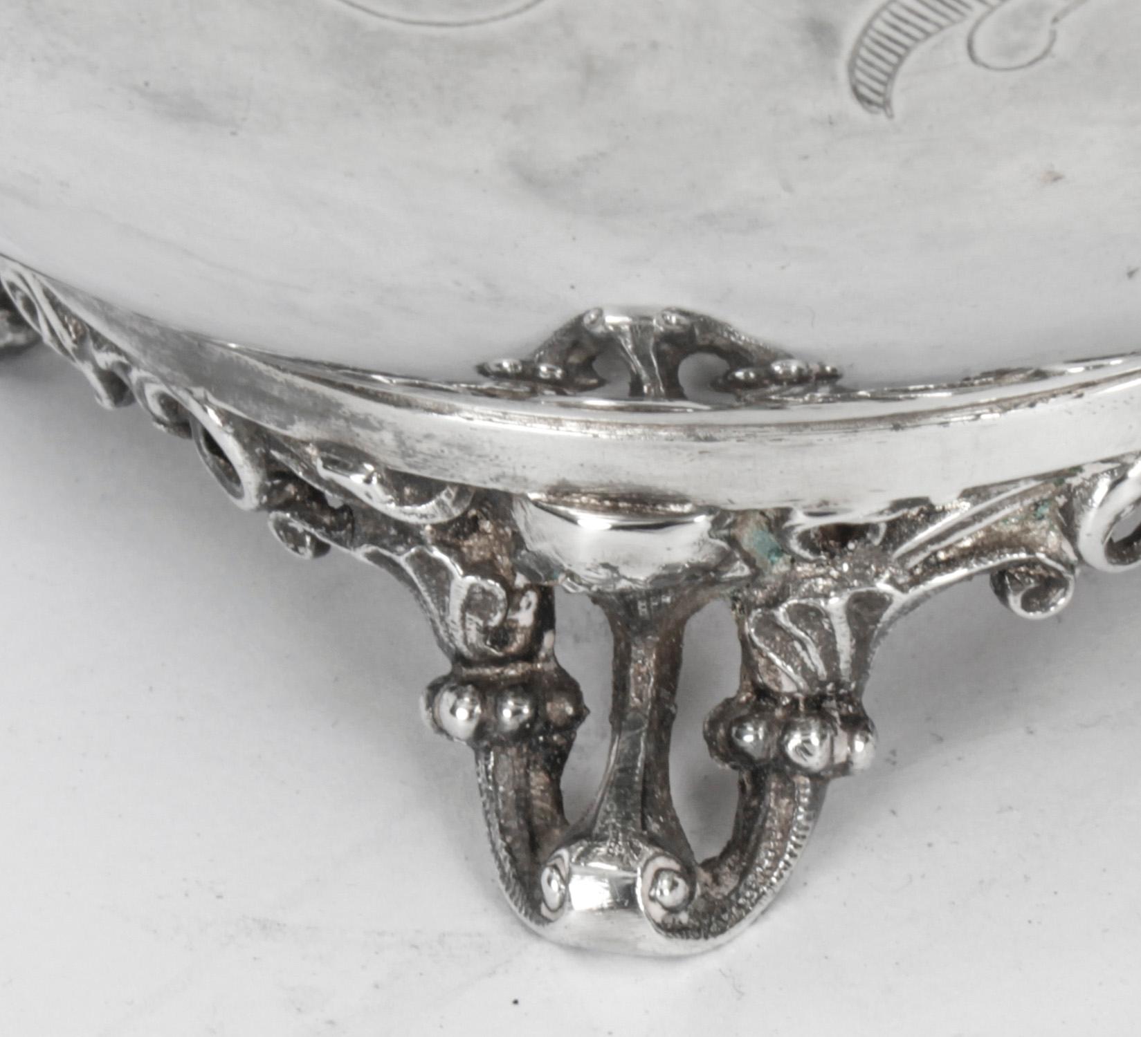 Antique Victorian Silver Plated Teapot Elkington & Co 19th Century 2