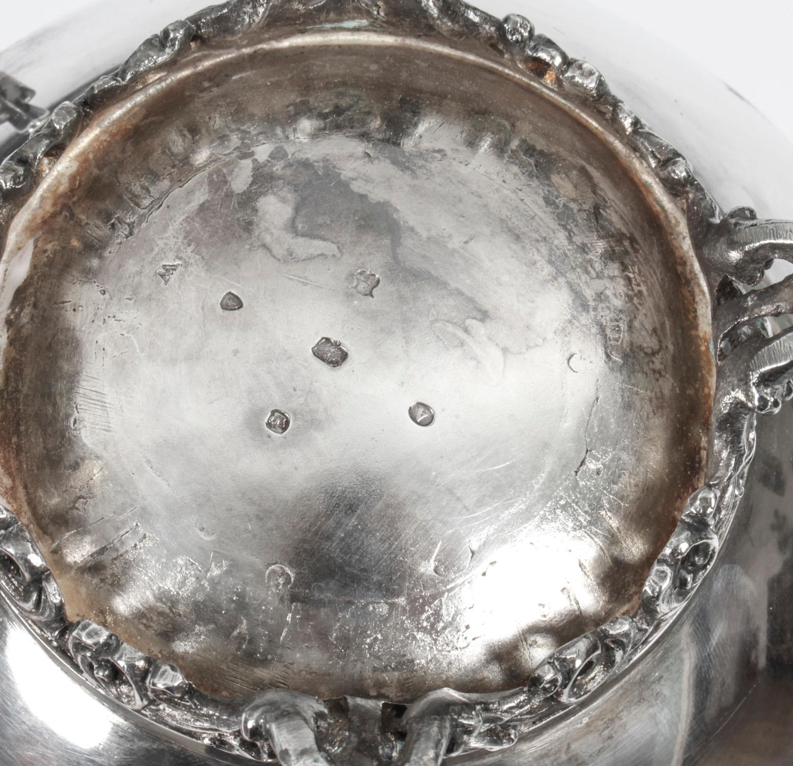 Antique Victorian Silver Plated Teapot Elkington & Co 19th Century 8