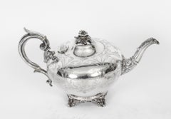 Antique Victorian Silver Plated Teapot Elkington & Co 19th Century