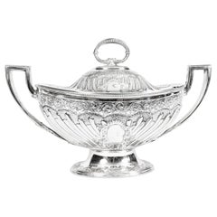 Antique Victorian Silver Plated Tureen Mappin Bros, 19th Century