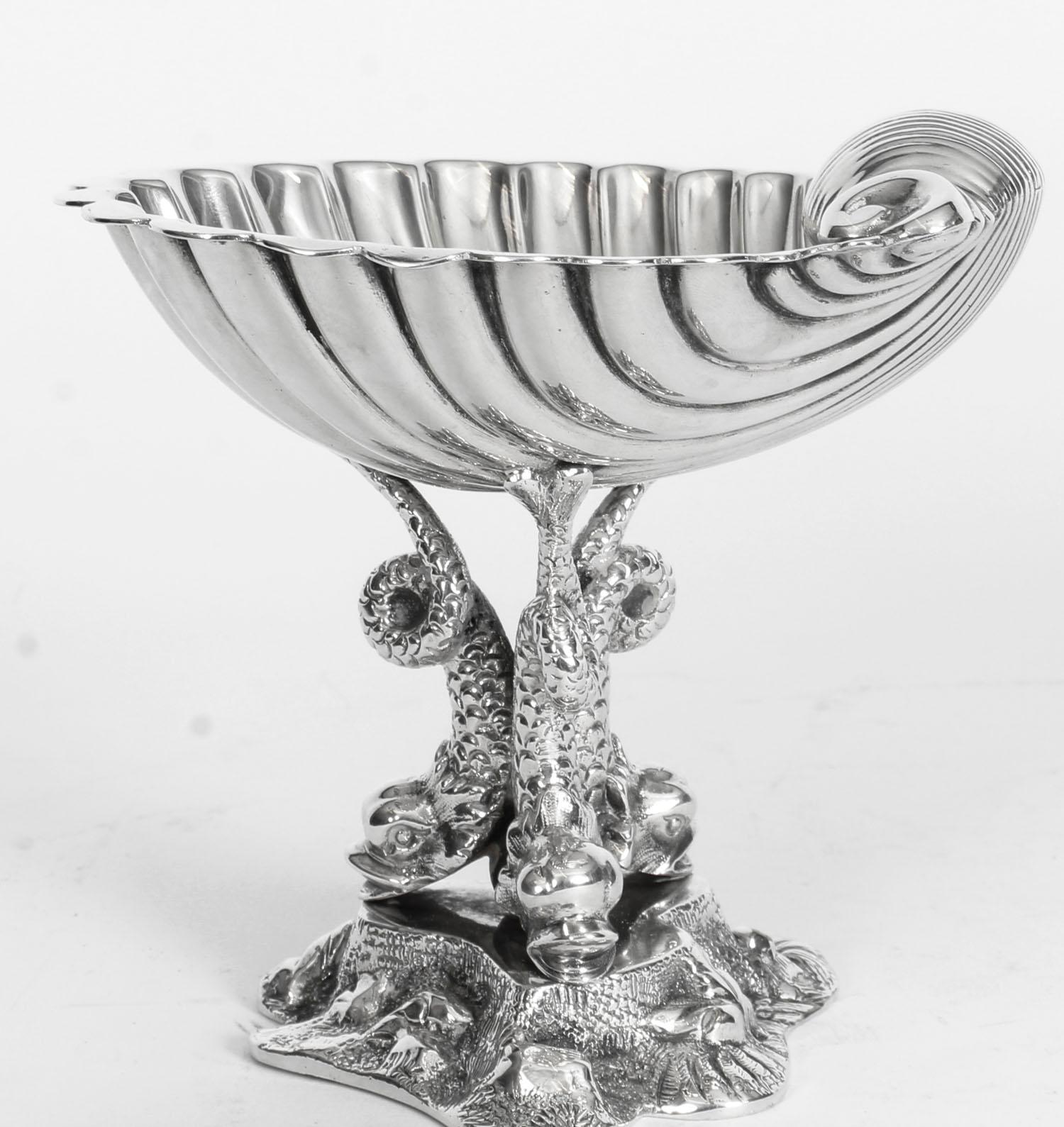 English Antique Victorian Silverplate Centrepiece Benetfink & Co., 19th Century