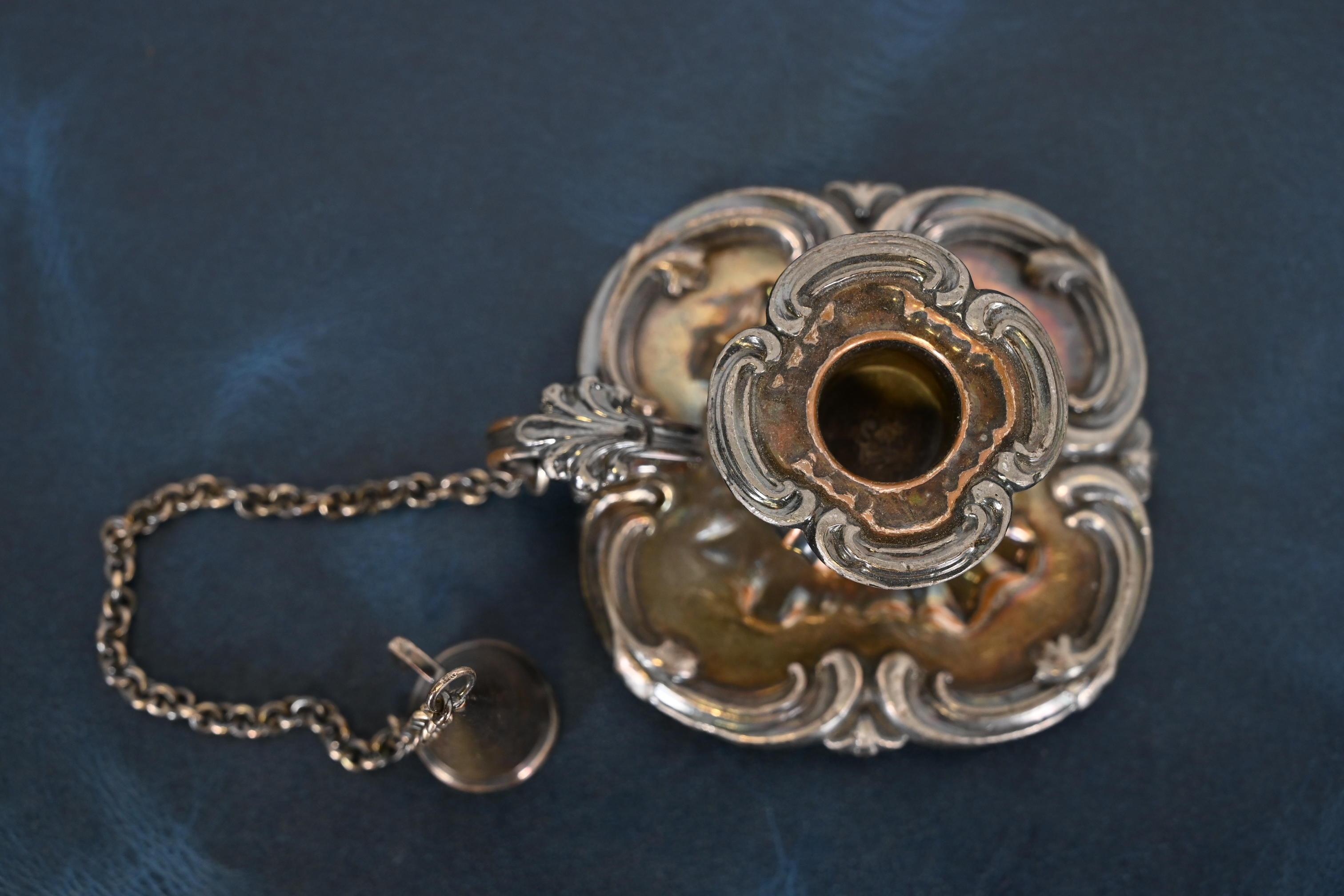 Varilla de plata victoriana antigua Chapado en plata en venta