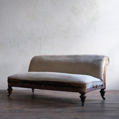 Antique Victorian Slipper Sofa