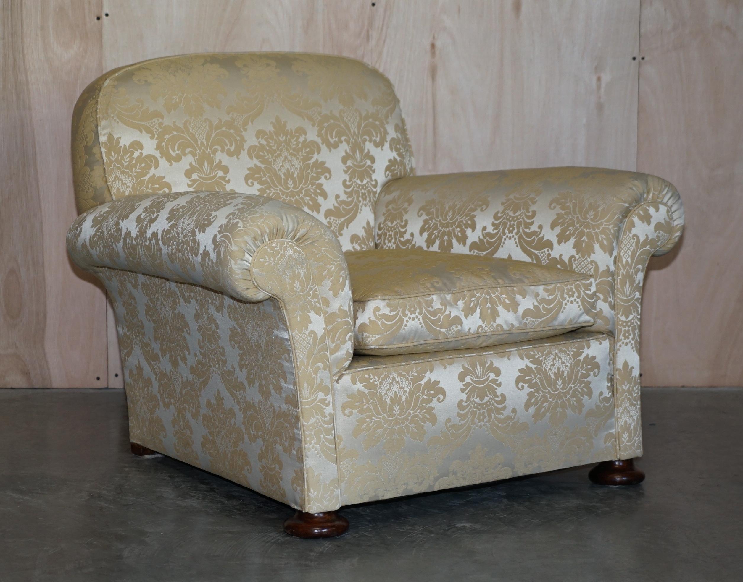 damask armchair