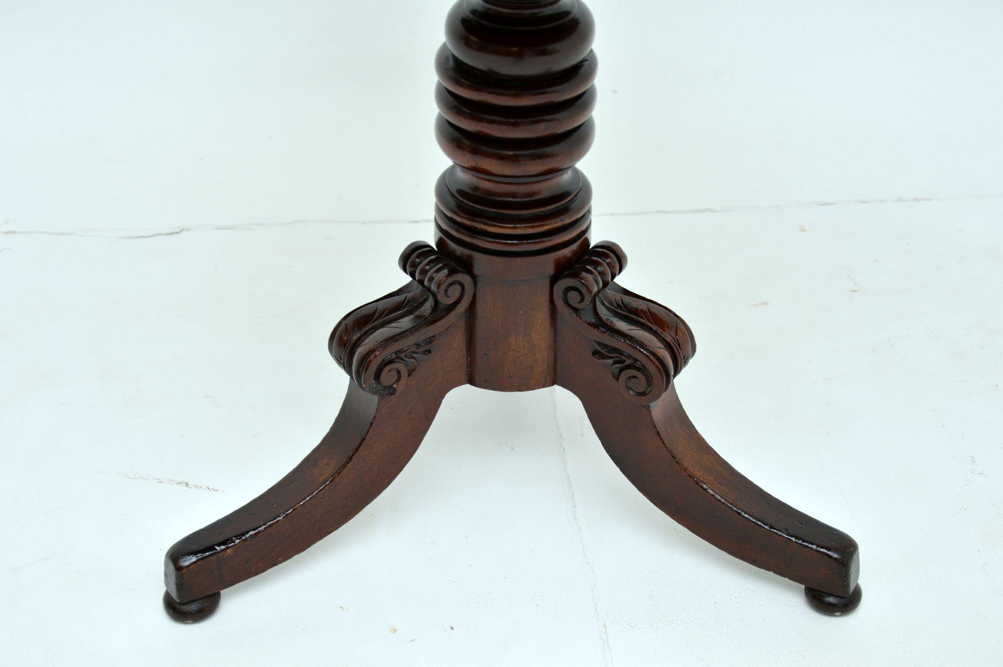 19th Century Antique Victorian Solid Coffee / Occasional Table