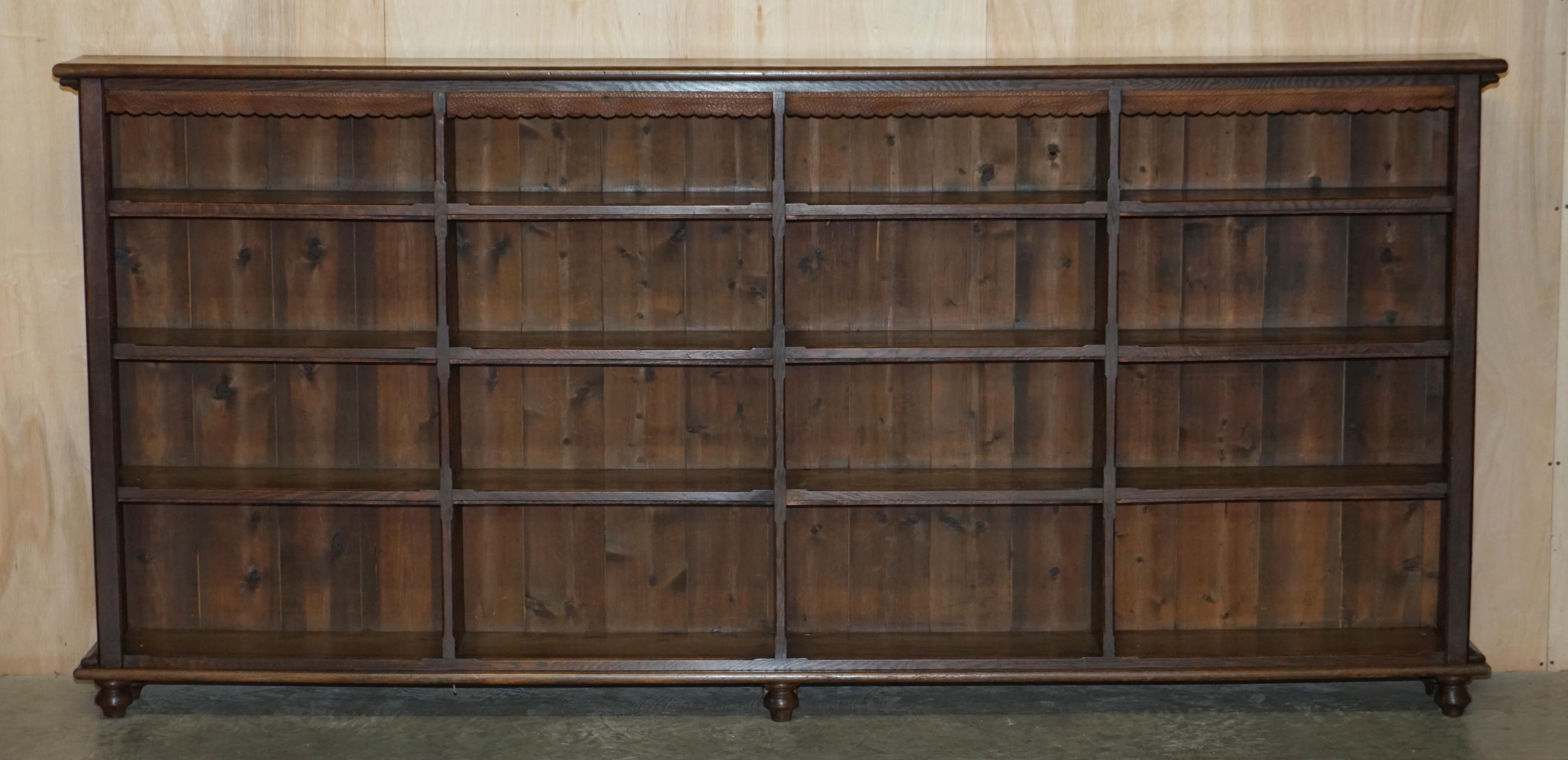 We are delighted to offer for sale this stunning original mid-Victorian open library bookcase or sideboard with height adjustable shelves 

This is a very good looking and well made piece. It is a good height and wonderful width, ideally suited