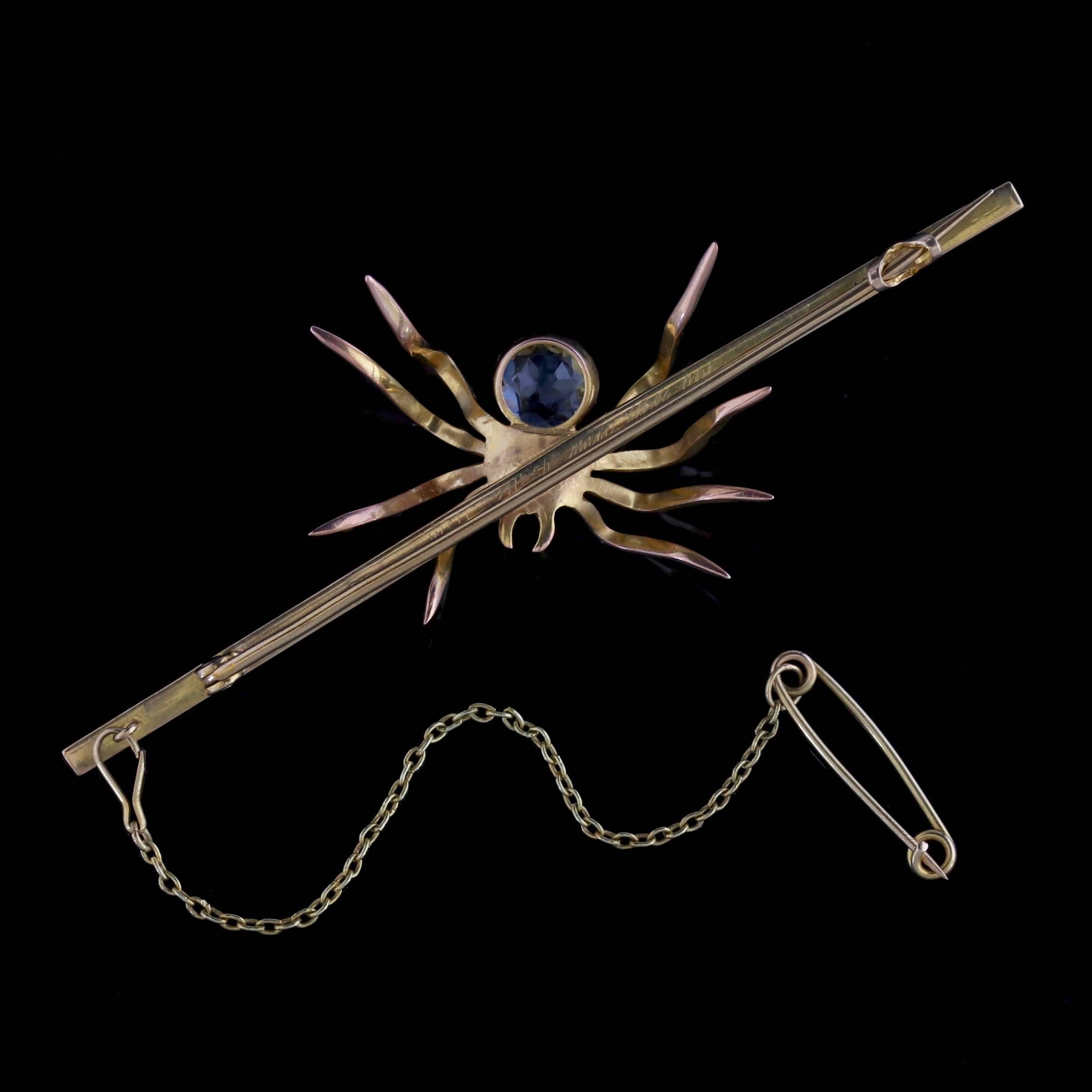antique spider brooch for sale
