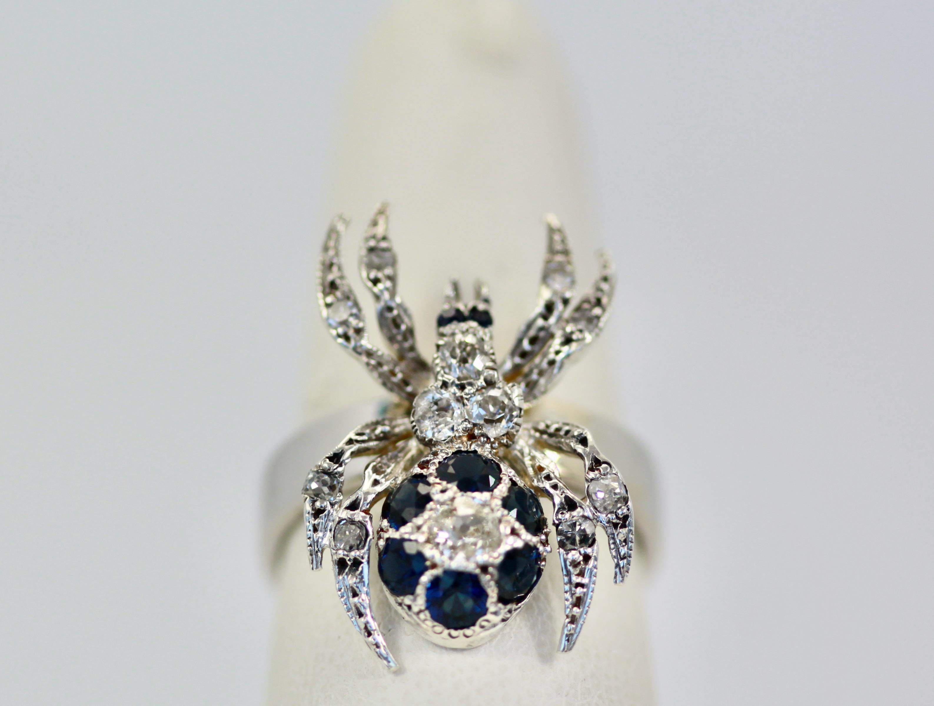 antique spider ring