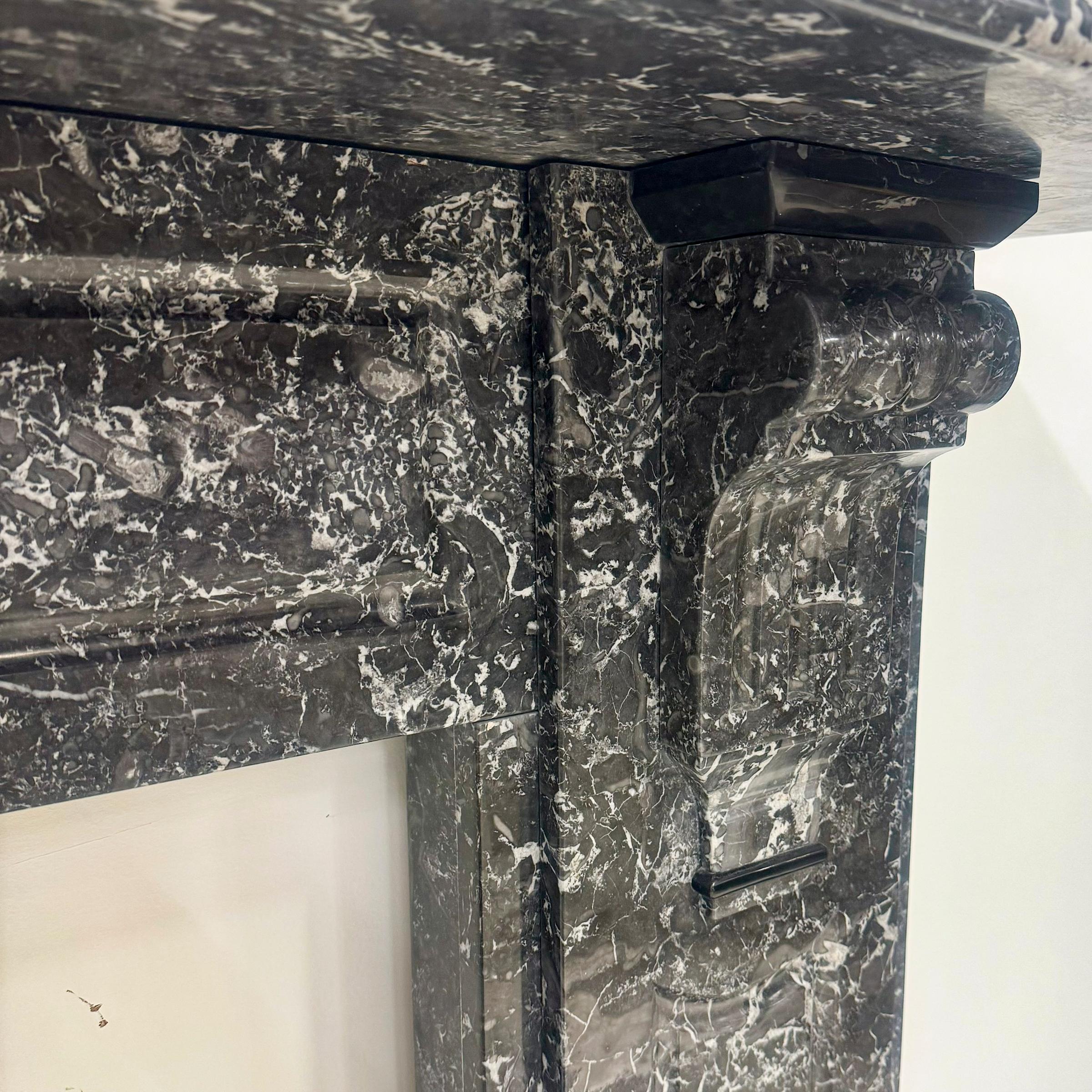 Antique Victorian St Anne's Marble Fireplace Surround  Pair Available 6