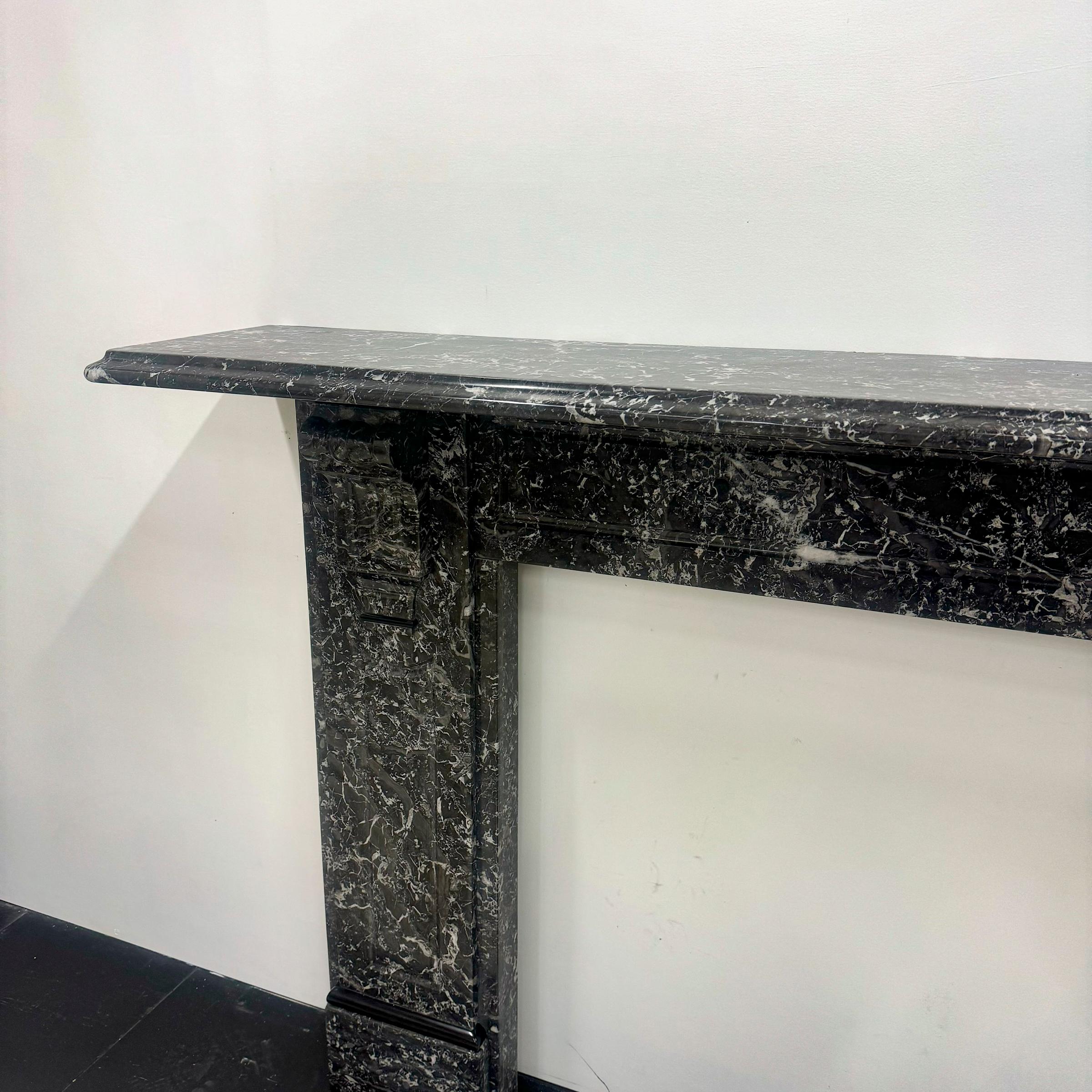 Antique Victorian St Anne's Marble Fireplace Surround  Pair Available 9