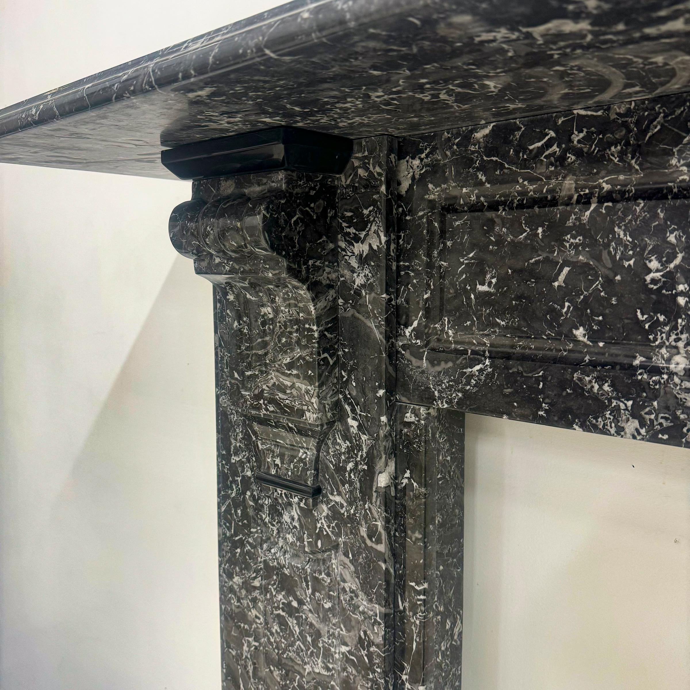 Antique Victorian St Anne's Marble Fireplace Surround  Pair Available 10