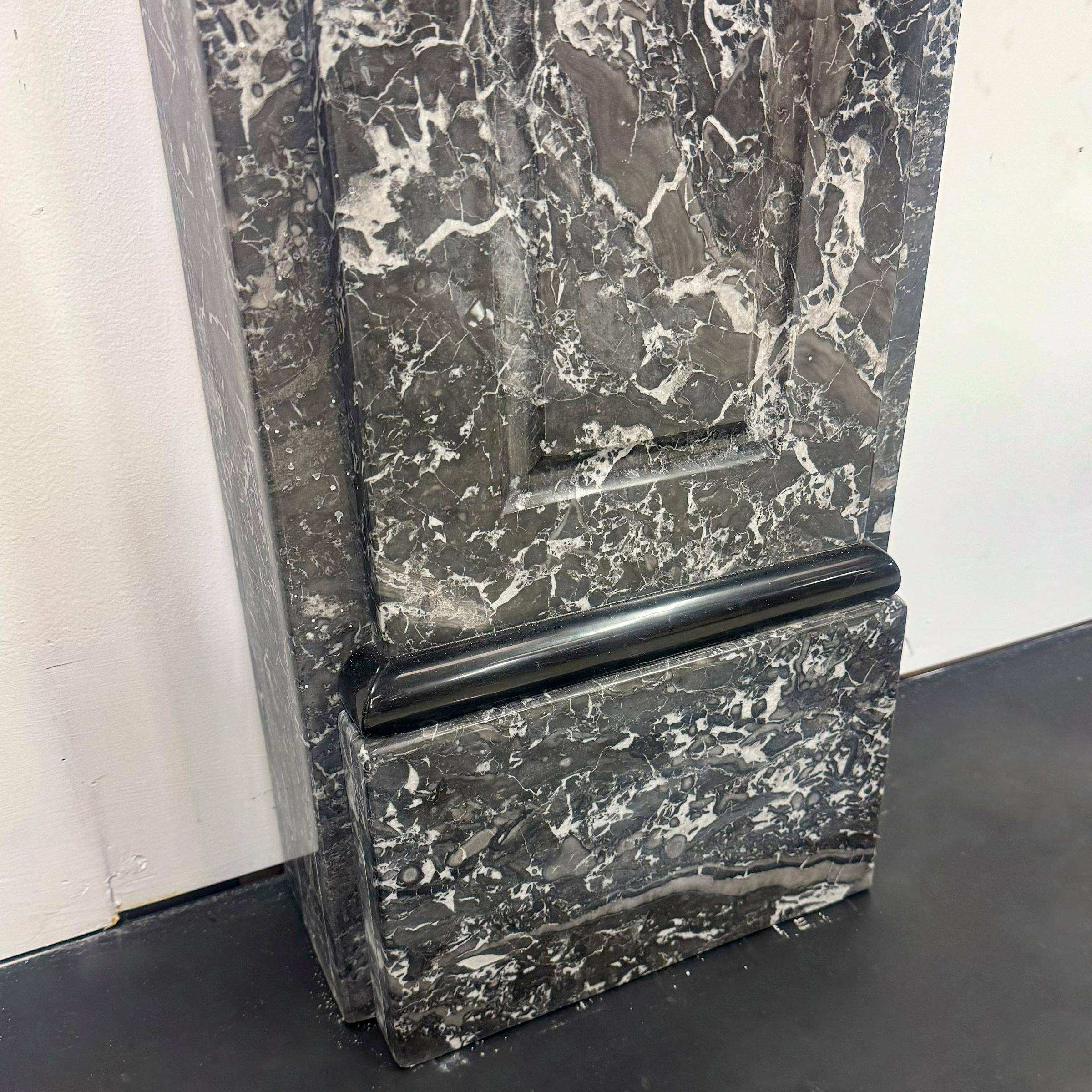 Antique Victorian St Anne's Marble Fireplace Surround  Pair Available 3