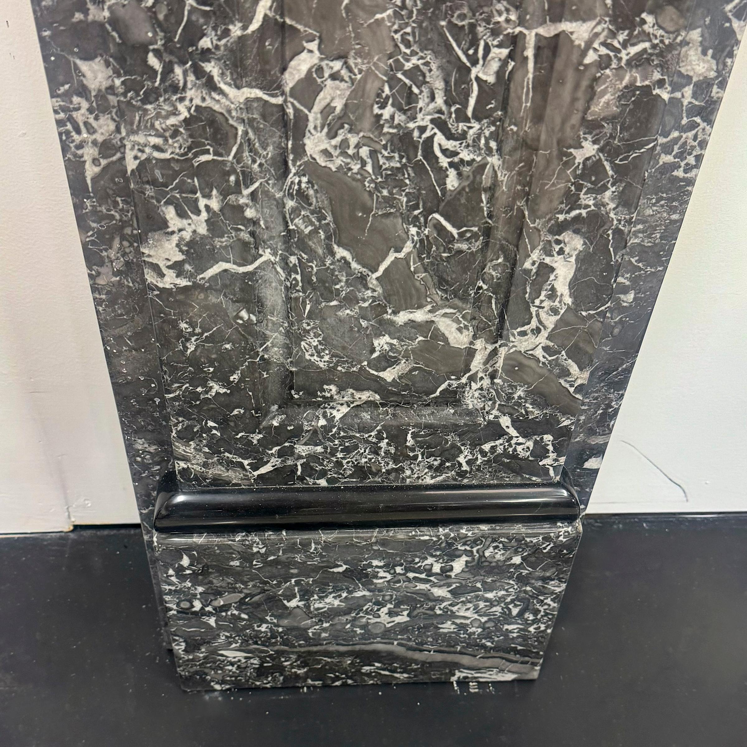 Antique Victorian St Anne's Marble Fireplace Surround  Pair Available 5