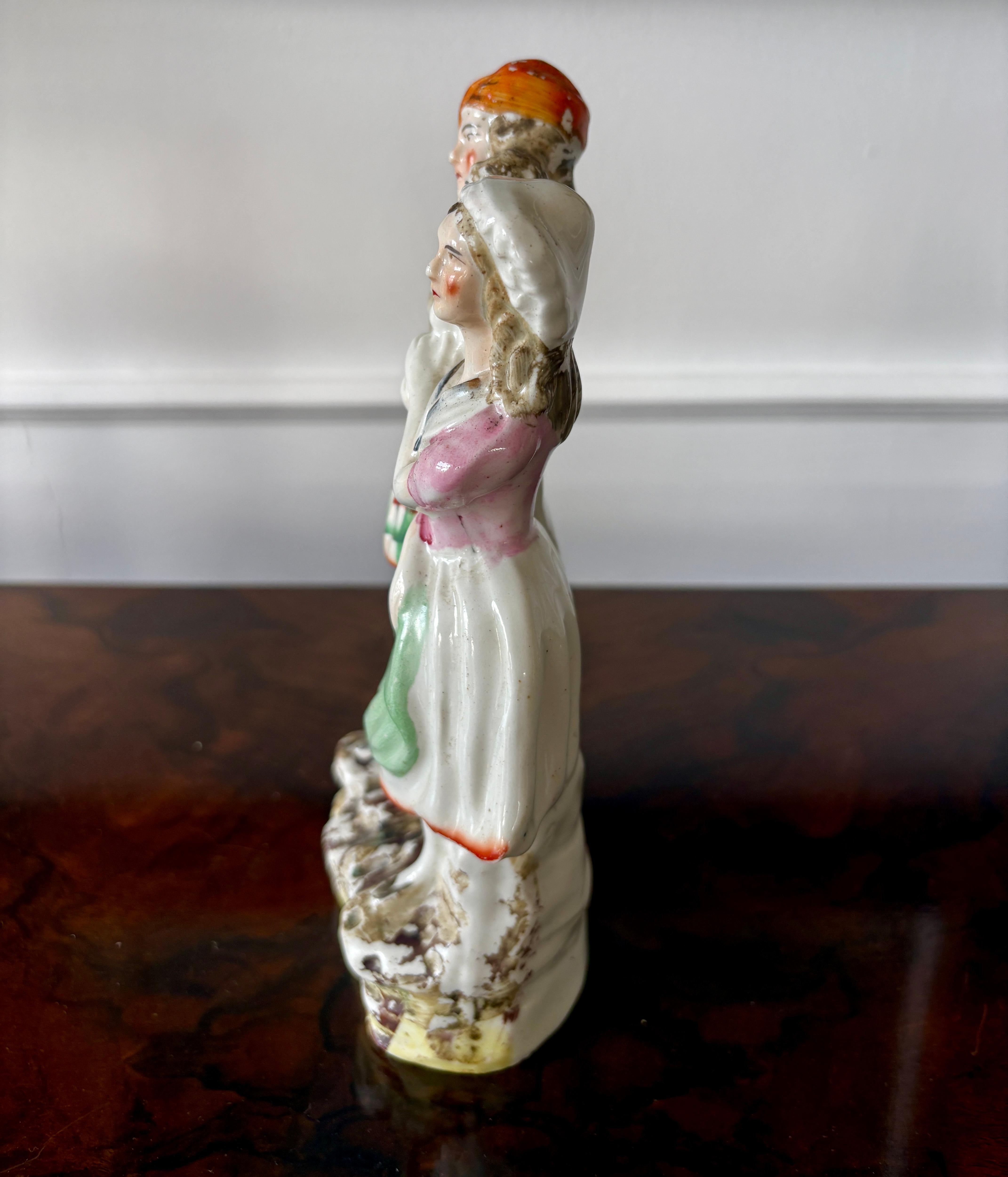 Figura antigua victoriana de Staffordshire en venta 1