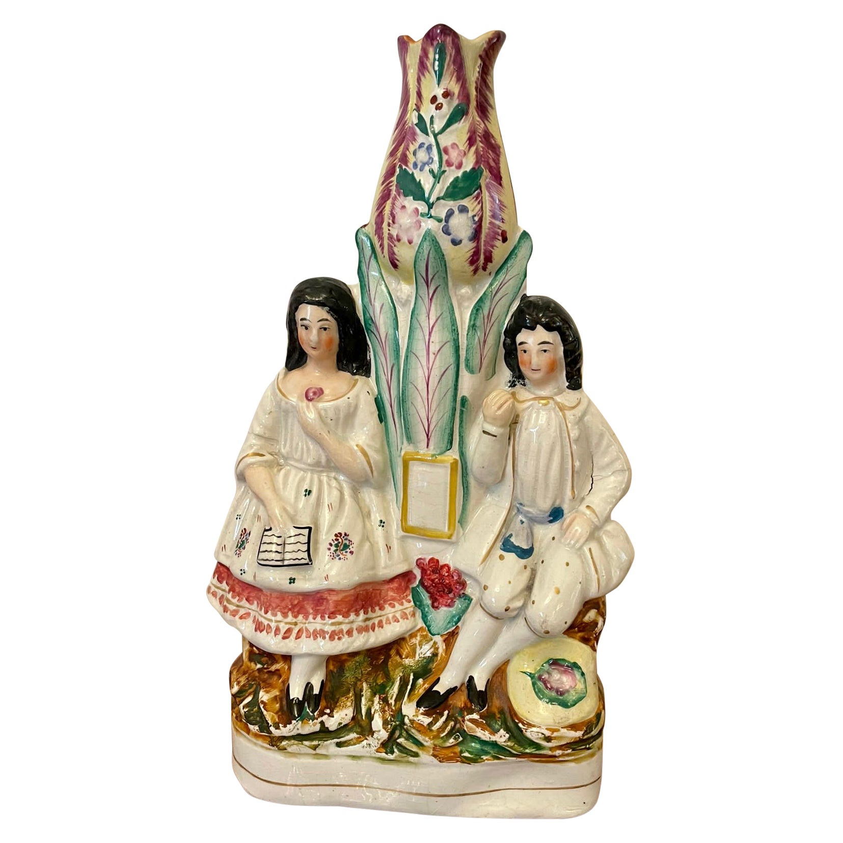 Antique Victorian Staffordshire Figures