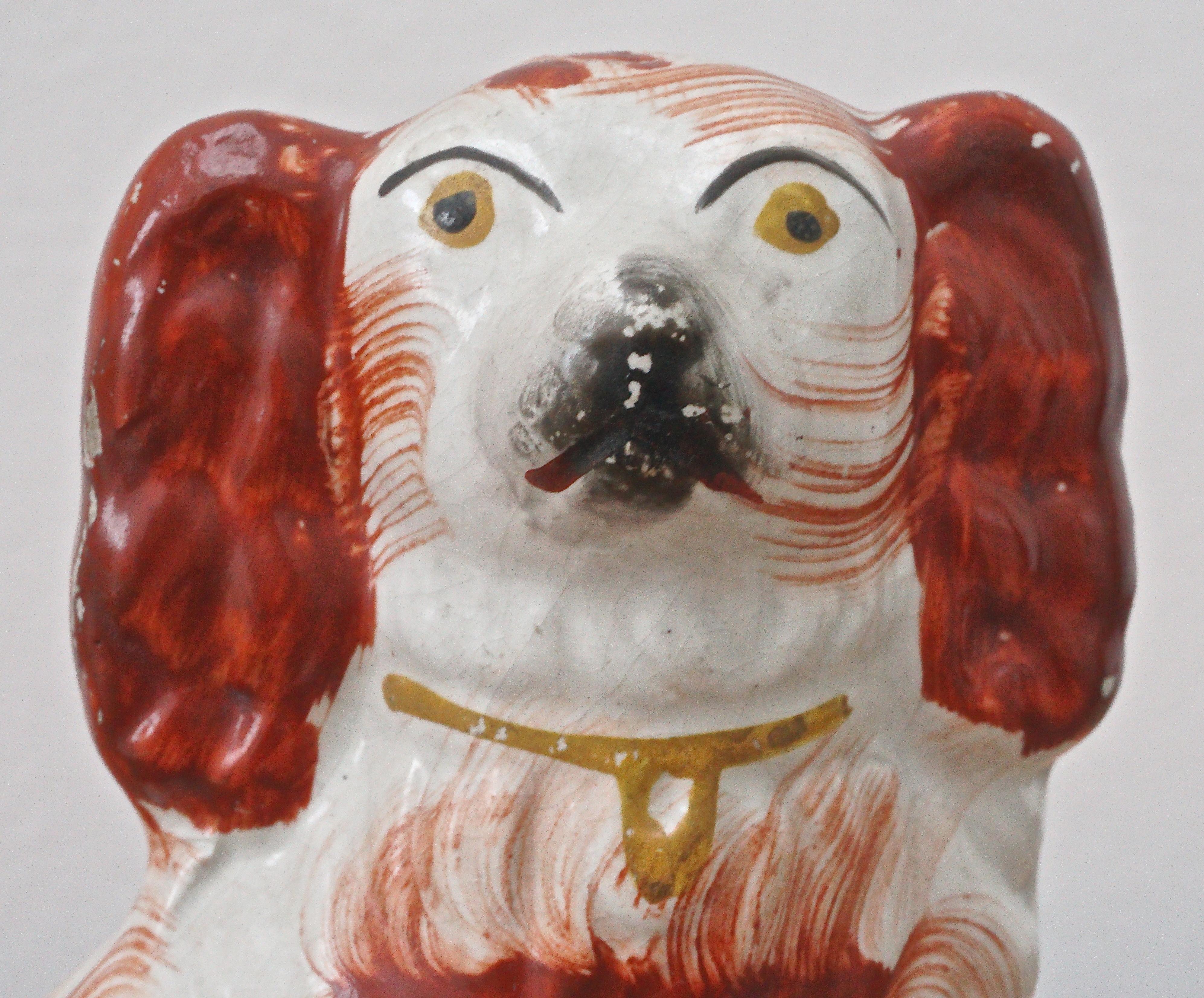 staffordshire pottery dogs