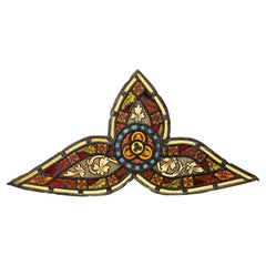 Used Victorian Stained Glass Panel