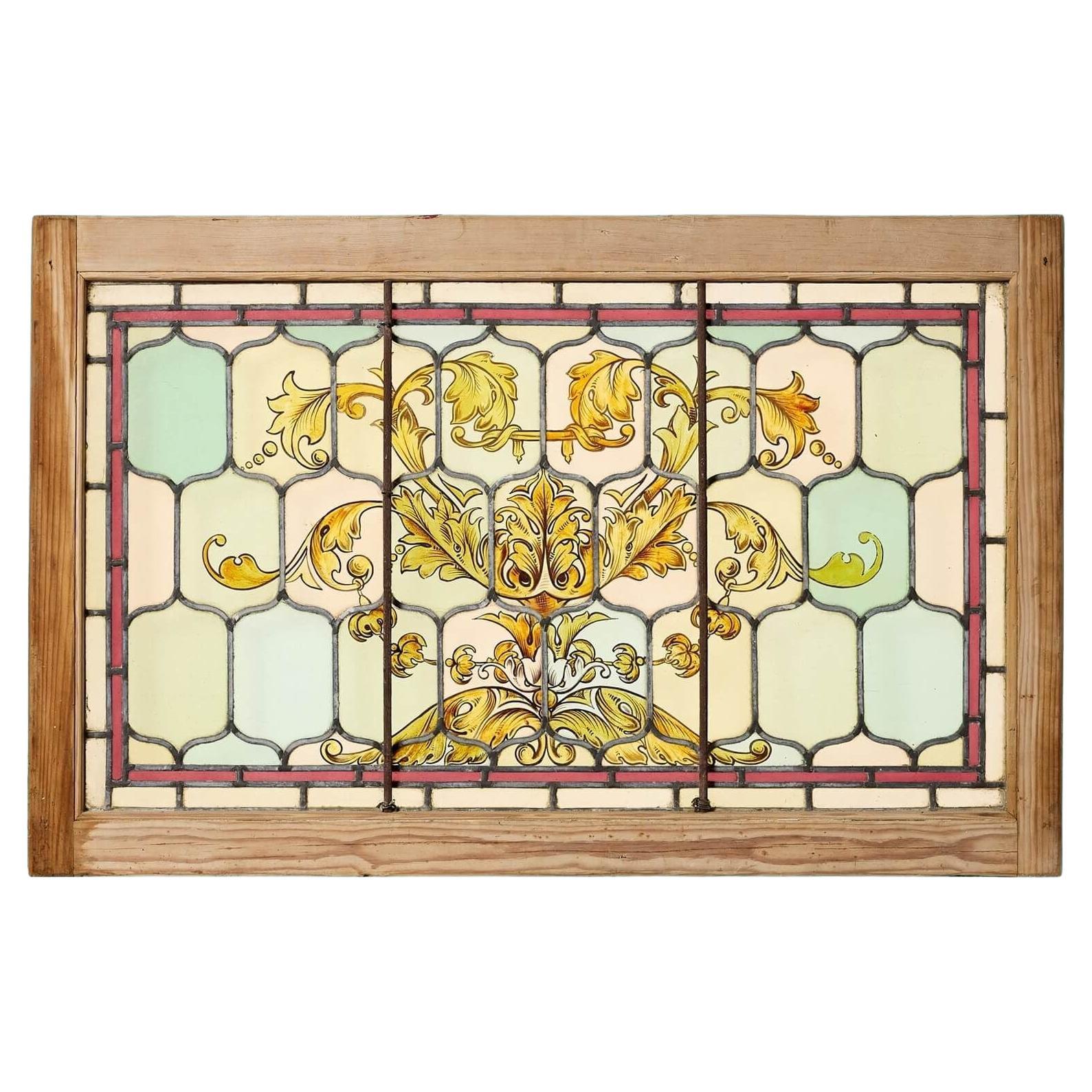 What is the difference between stained glass and painted glass?
