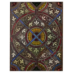 Antique Victorian Stained Glass Window