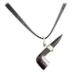 Antique Victorian Stanhope Pipe Pendant