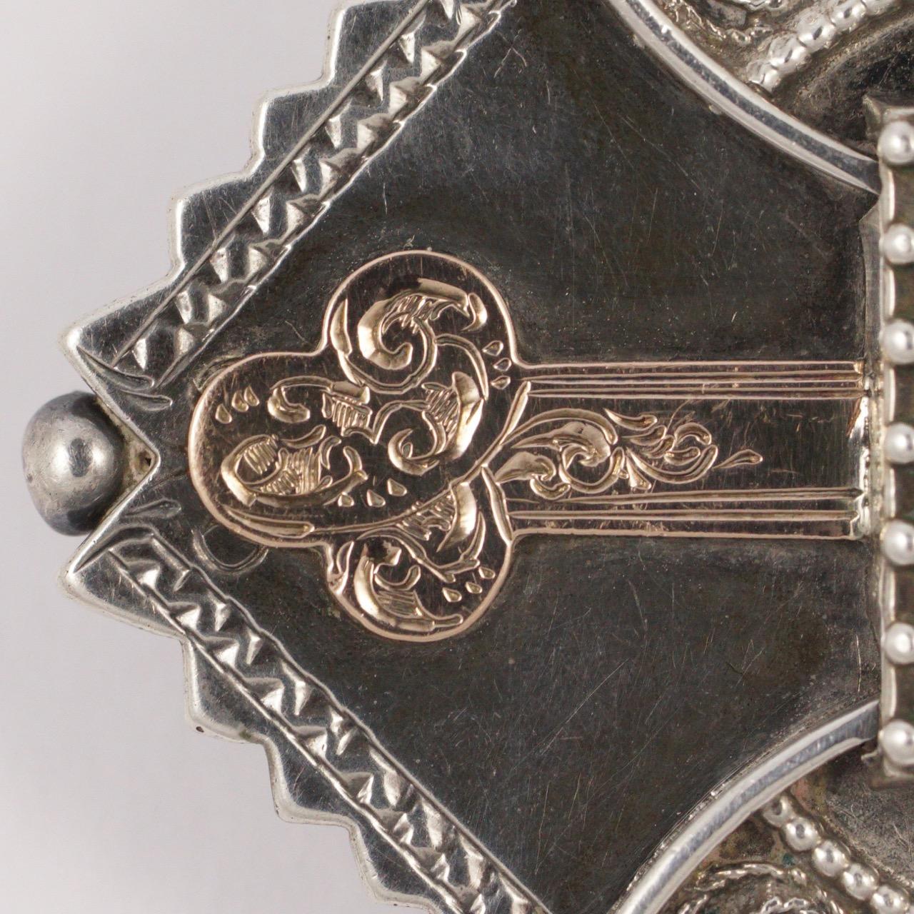 antique silver brooch