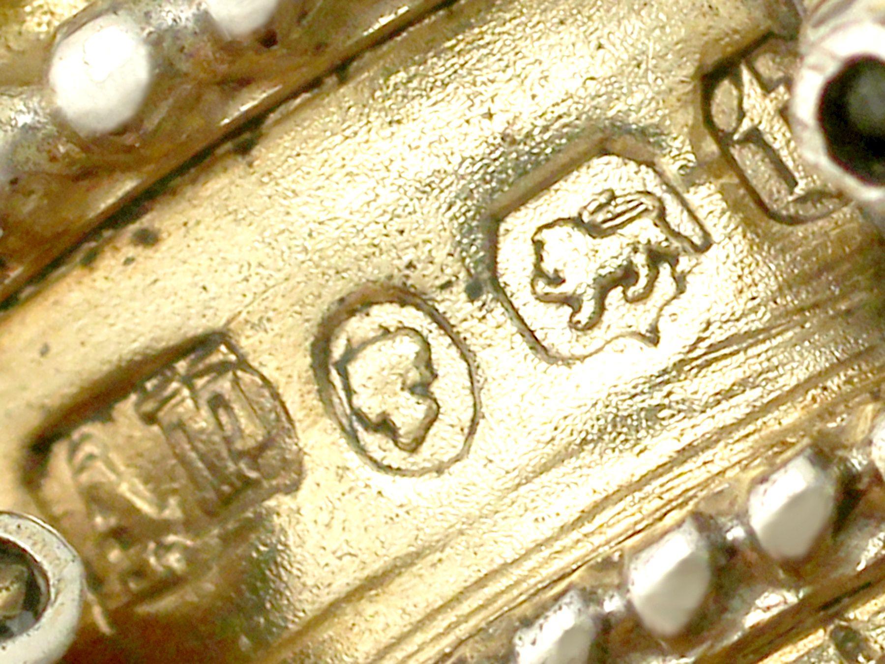 Antico portaposa vittoriano in argento e turchese in vendita 4