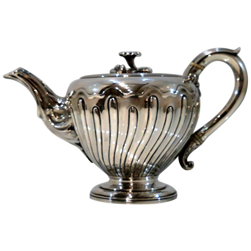 Antique Victorian Sterling Silver Bachelor Teapot London 1839 John Figg