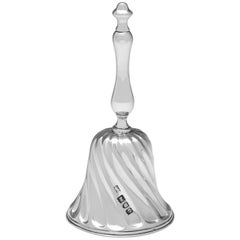 Antique Victorian Sterling Silver Bell by Harry Brasted, London, 1900