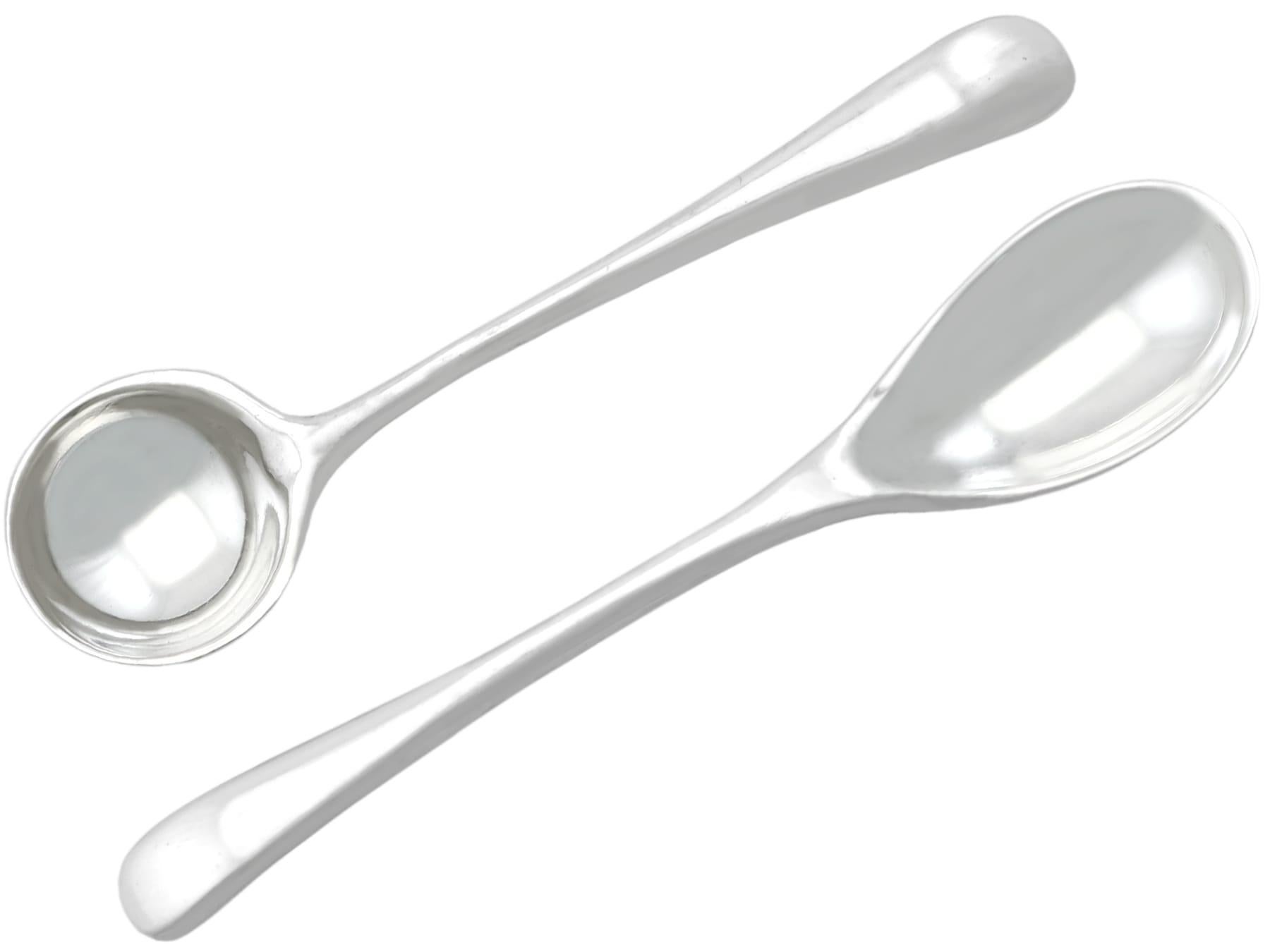 Set de condiments pour poussins en argent sterling de l'époque victorienne en vente 6
