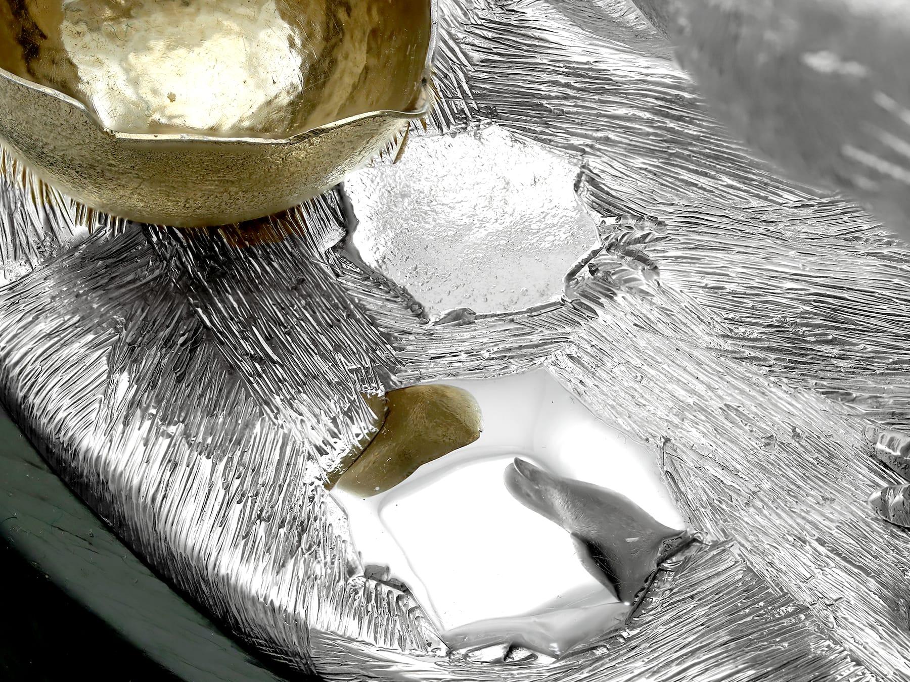 Set de condiments pour poussins en argent sterling de l'époque victorienne en vente 9
