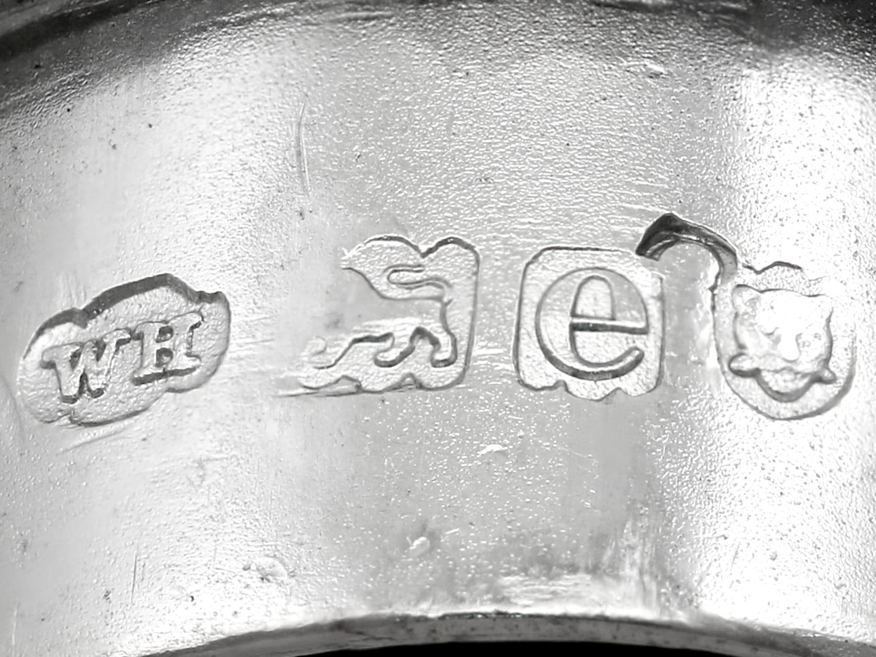 Antike viktorianische Sterling Silber Kakadu Pepperette im Angebot 8