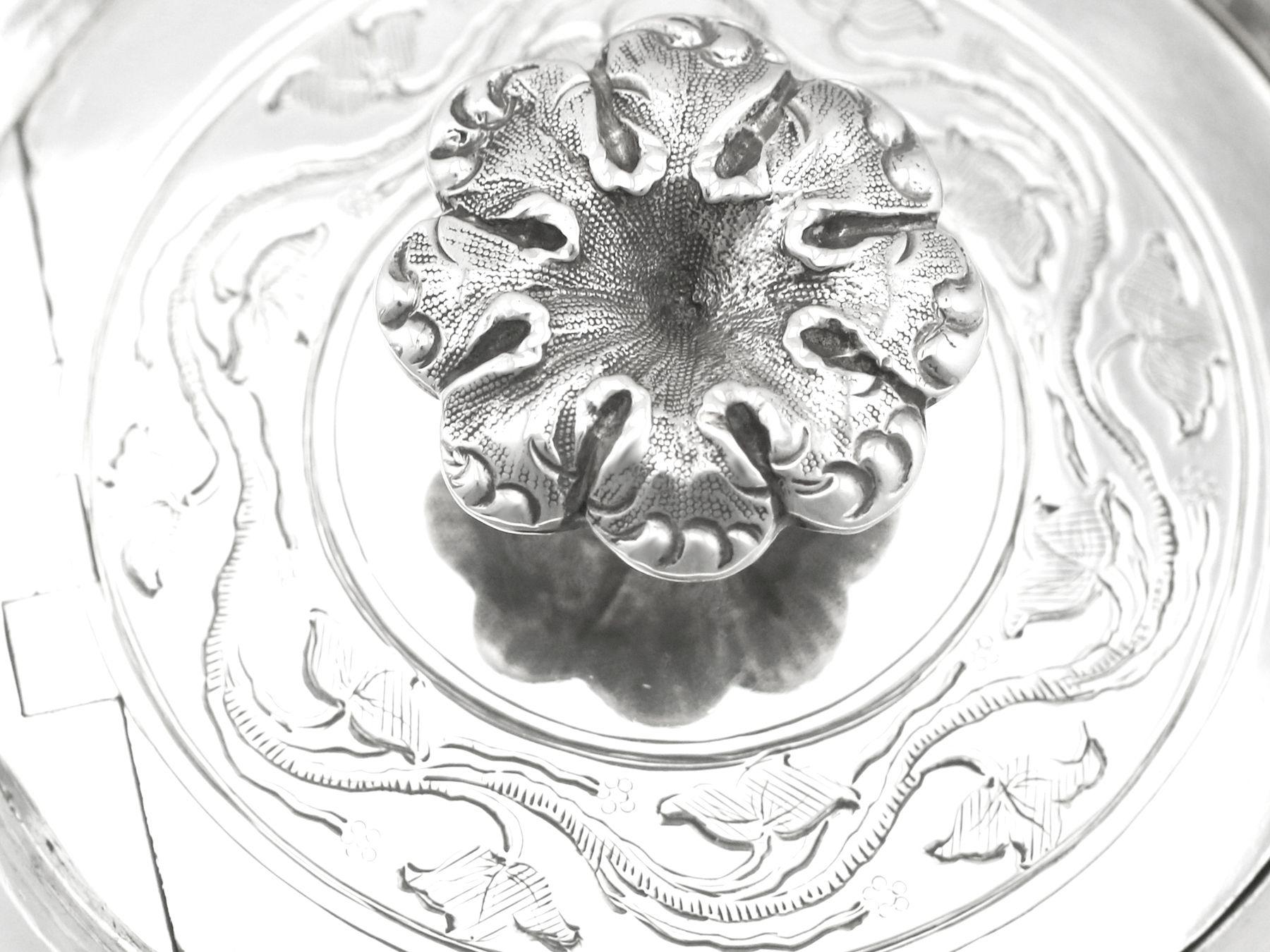 Argento Caraffa da caffè vittoriana in argento sterling in vendita
