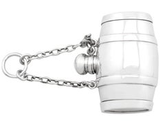 Combinazione vittoriana d'argento Sterling Bottle/Pill Box /Vinaigrette