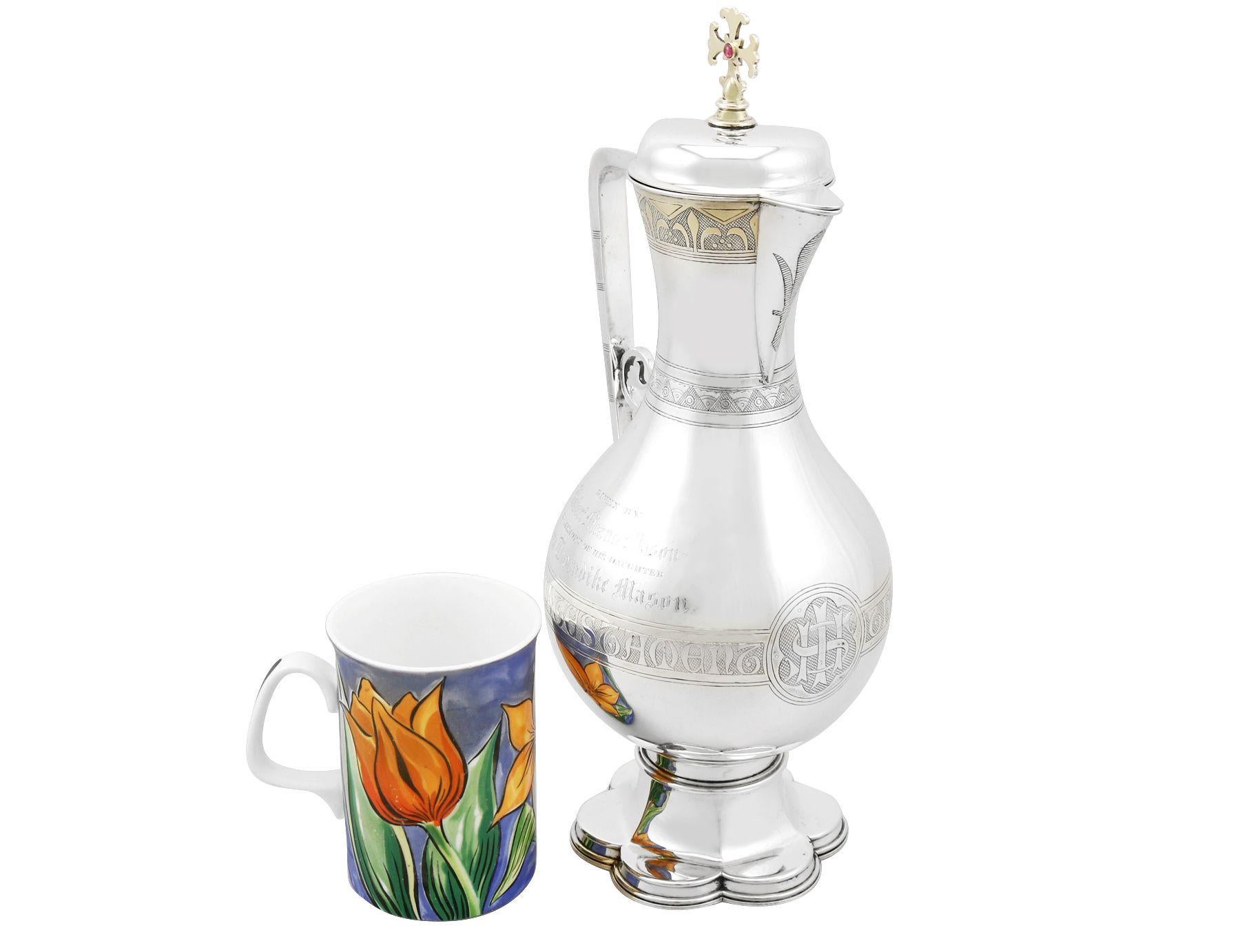 Antikes viktorianisches Communion-Set aus Sterlingsilber im Zustand „Hervorragend“ im Angebot in Jesmond, Newcastle Upon Tyne