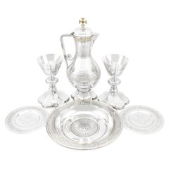 Antique Victorian Sterling Silver Communion Set