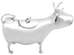 Victorian Sterling Silver Cow Creamer