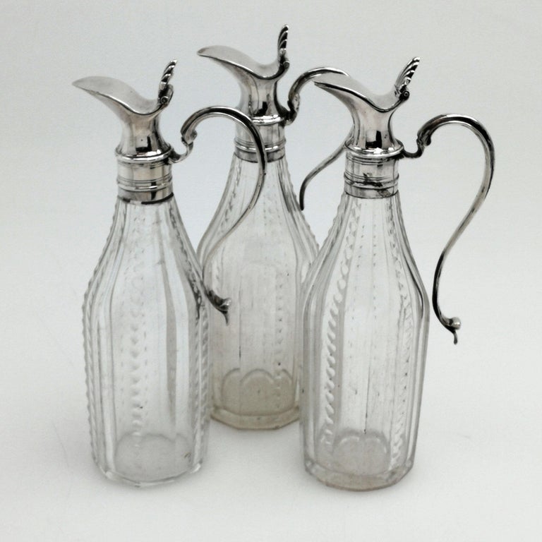 Antique Victorian Sterling Silver Cruet Set / Cruet Stand with Condiment 1860 at 1stDibs