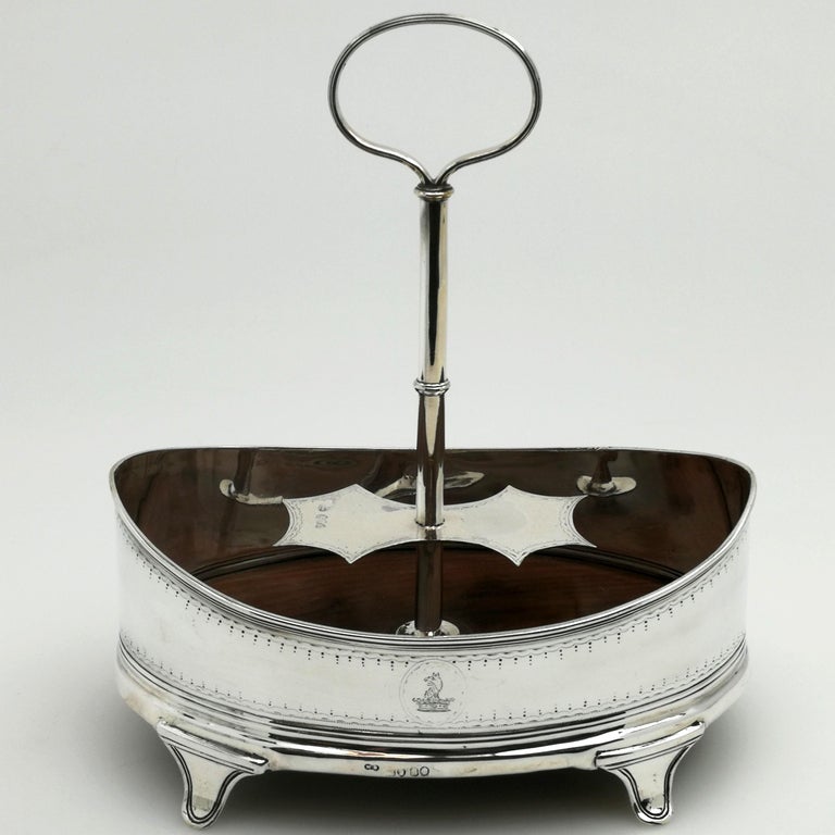 Antique Victorian Sterling Silver Cruet Set / Cruet Stand with Condiment 1860 at 1stDibs