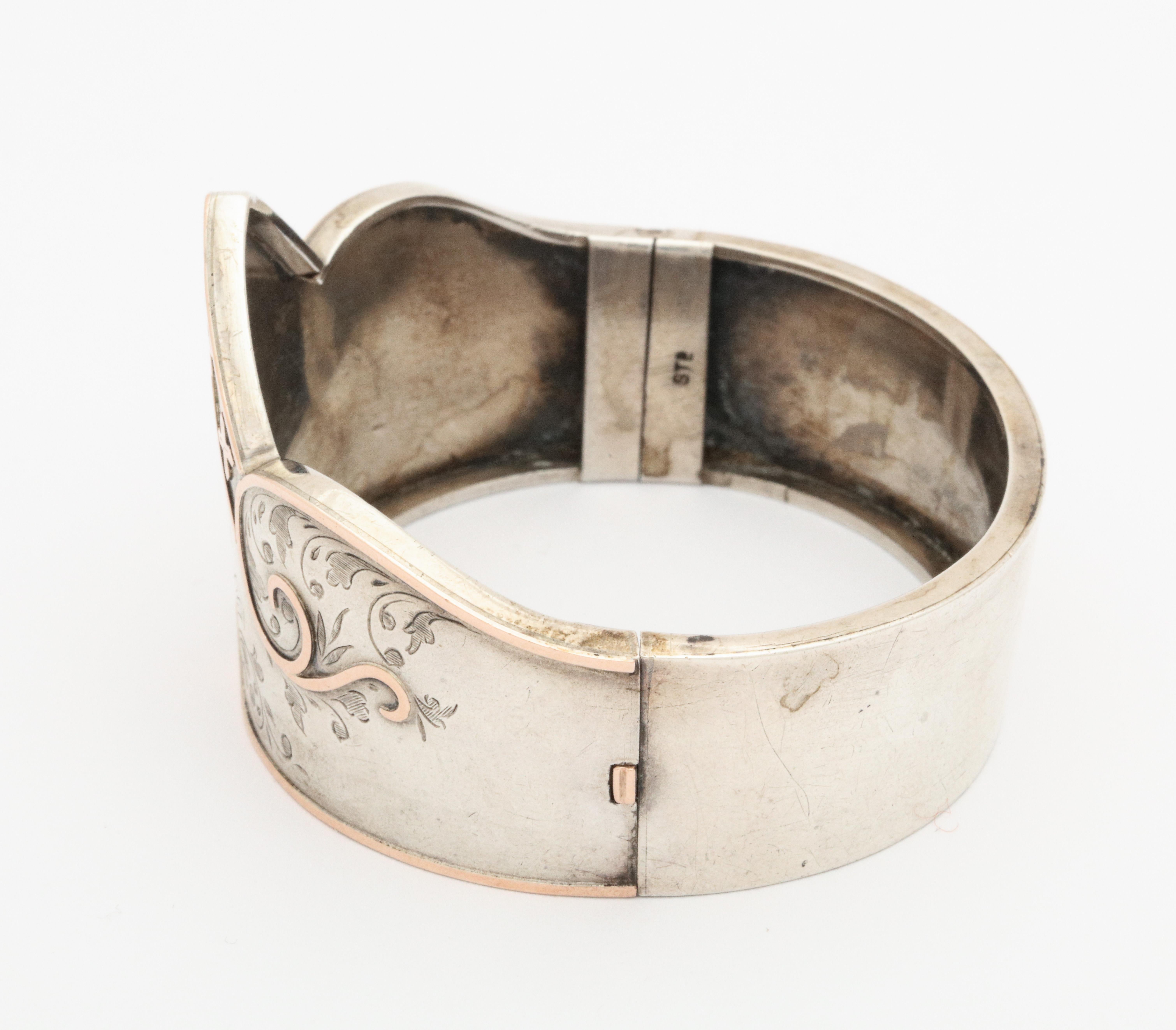 antique silver cuff bracelet